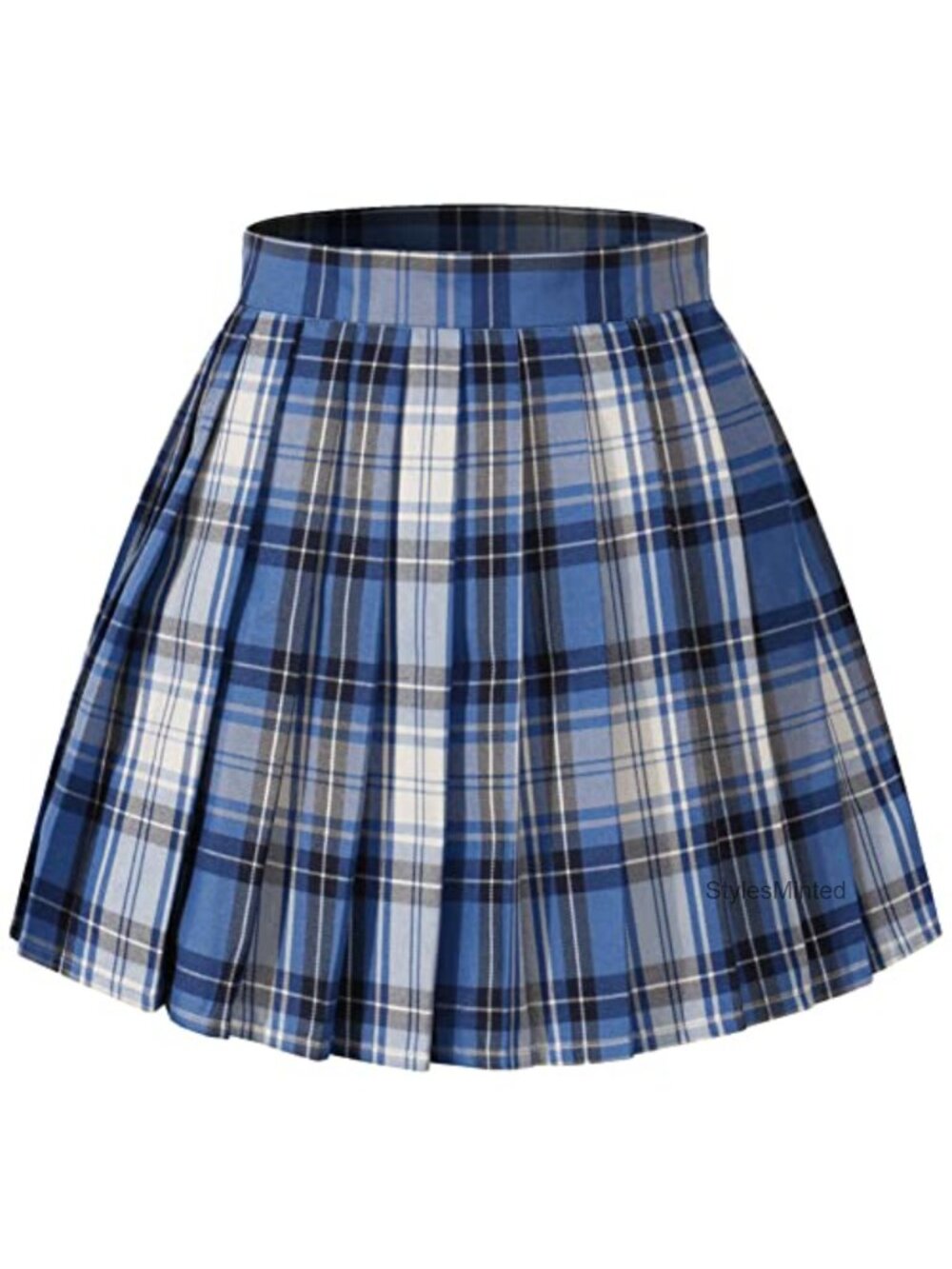 Plaid Pleated High Waist Mini Skirt School Uniform Cosplay Costume